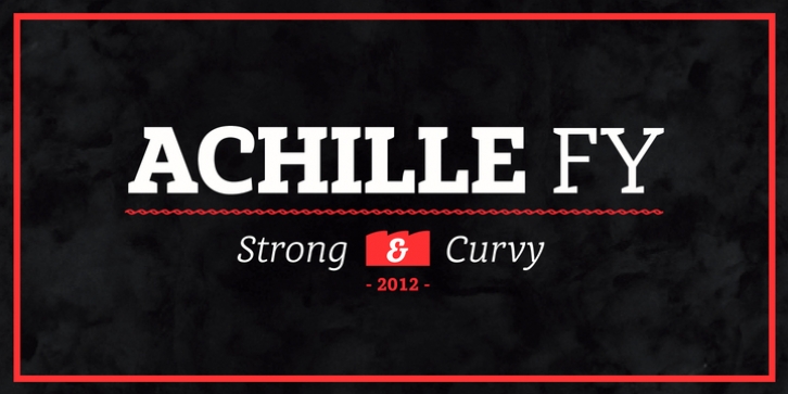 Achille FY font preview