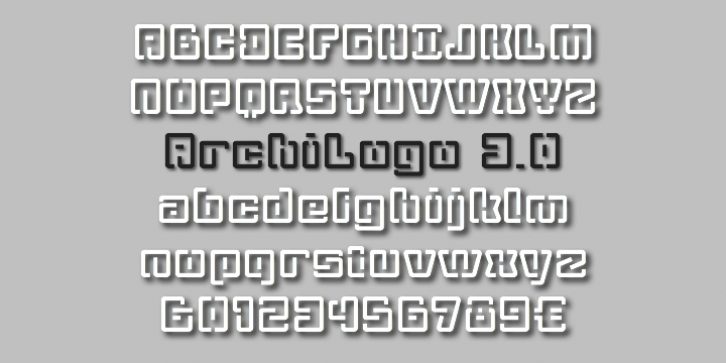 ArchiLogo font preview