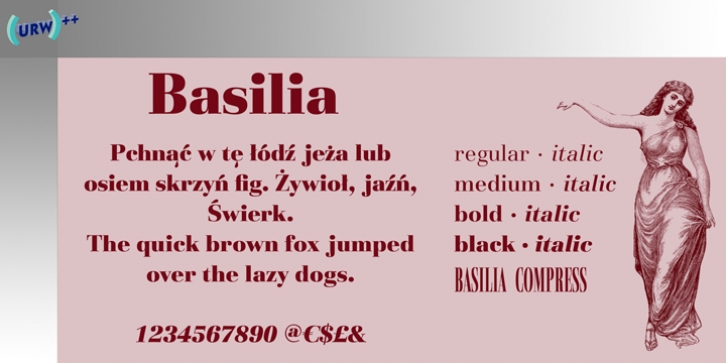 Basilia font preview