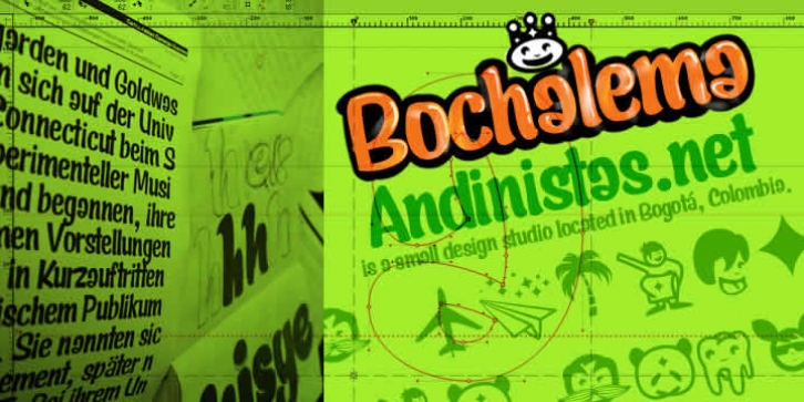 Bochalema font preview