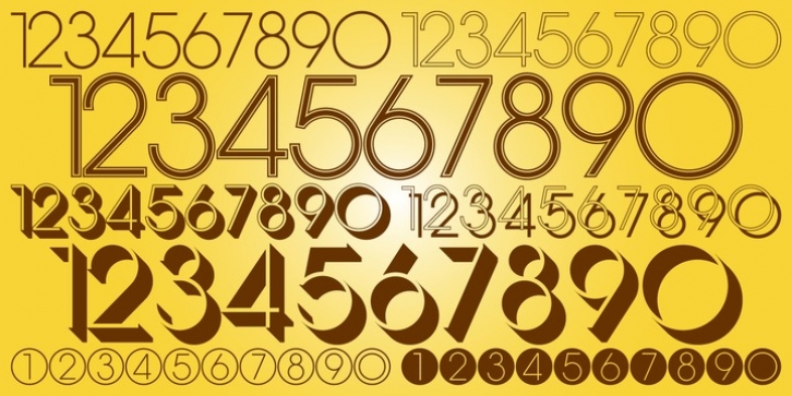 Display Digits Eight font preview