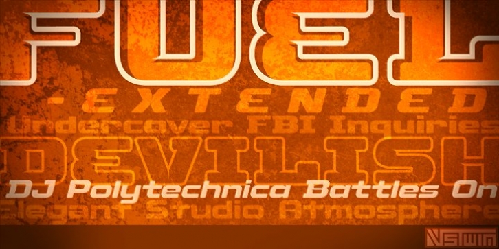 Fuel Extended font preview