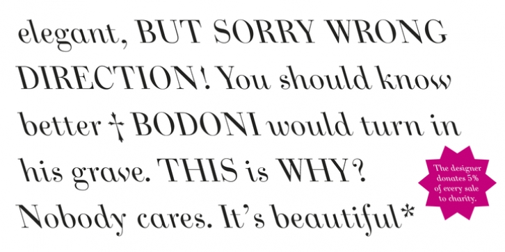 JHA Bodoni Ritalic font preview