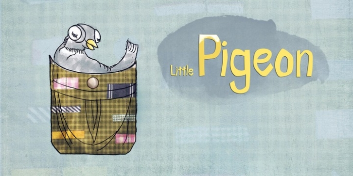 Little Pigeon font preview