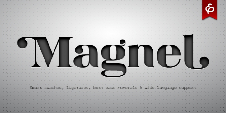 Magnel font preview