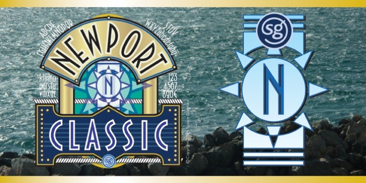 Newport Classic SG font preview