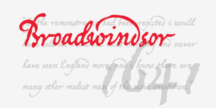 P22 Broadwindsor font preview