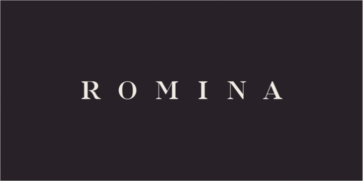 Romina font preview