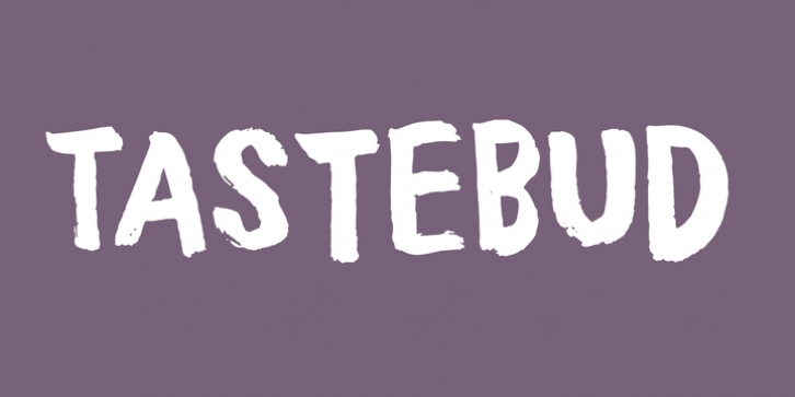 Tastebud font preview