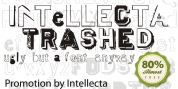 Intellecta Trashed font download