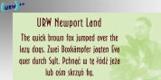 Newport Land font download