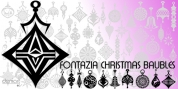 Fontazia Christmas Baubles font download