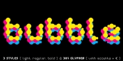 Curly Lava Bubble font download
