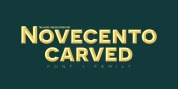 Novecento Carved font download