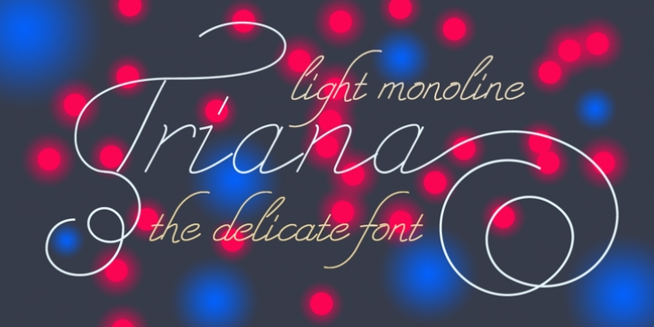 Triana font preview