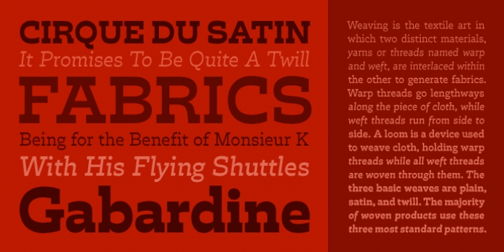 Trilby font preview